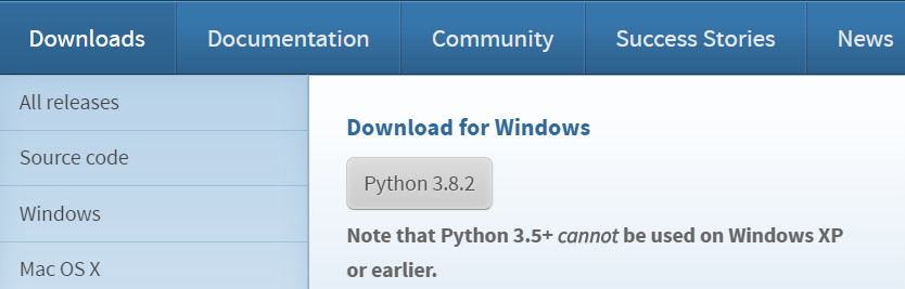 PythonDownload